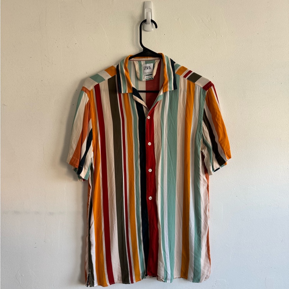 Zara Multicolor Striped Men's Shirt